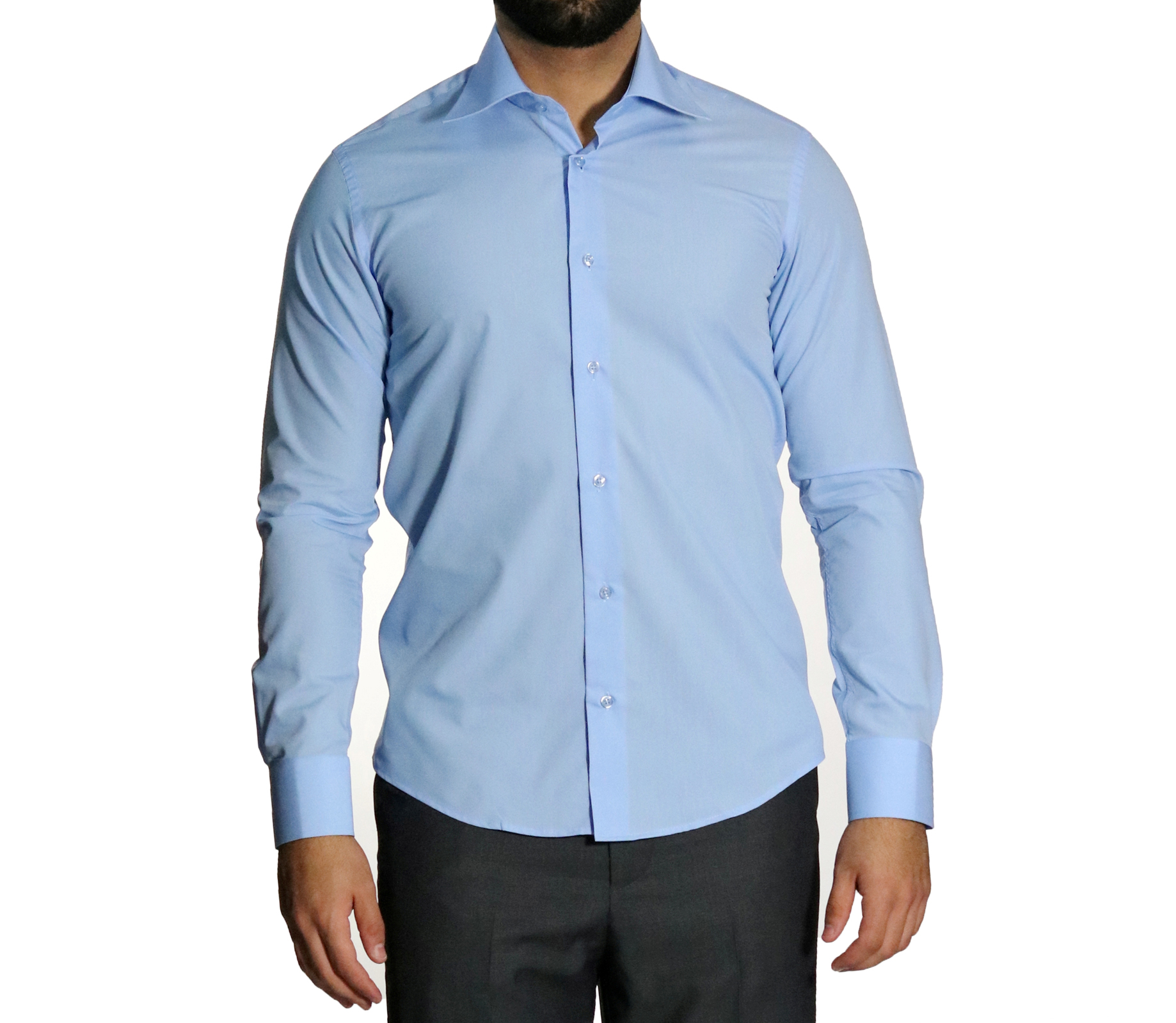 Homme Chemise boutons de manchette cintrée Muga Chemisse Homme Chemise boutons de manchette cintrée Muga Chemisse