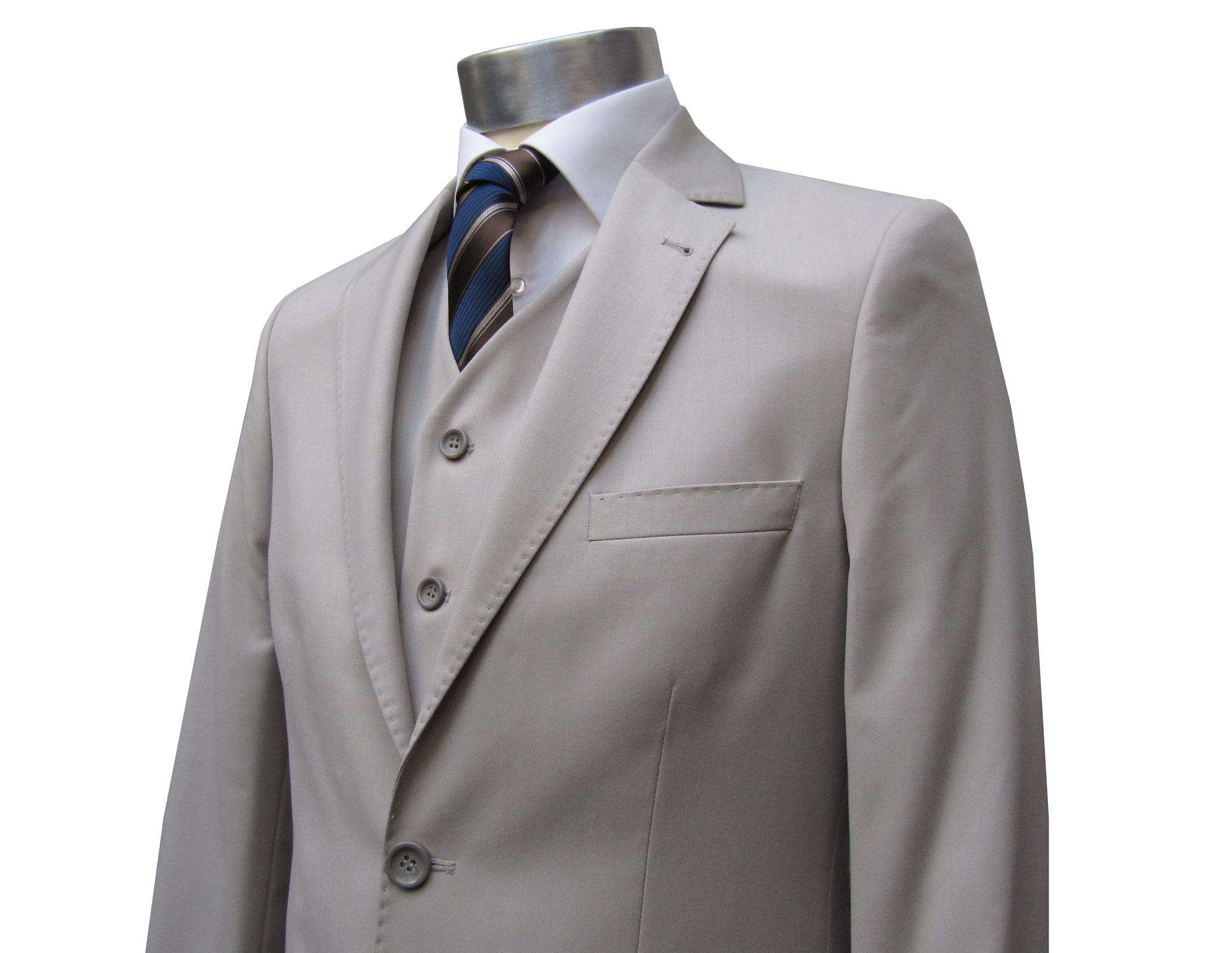 Anzug Herren 3 Teilig Slim Fit AlltheMen Herren Anz Produktbild-Vorschau 6