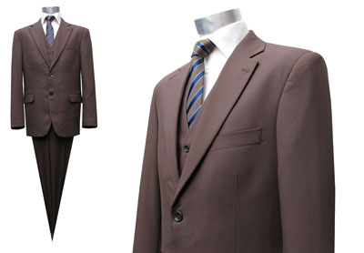 Klassische Herren Anzug mit Elasthanl 3-teilig